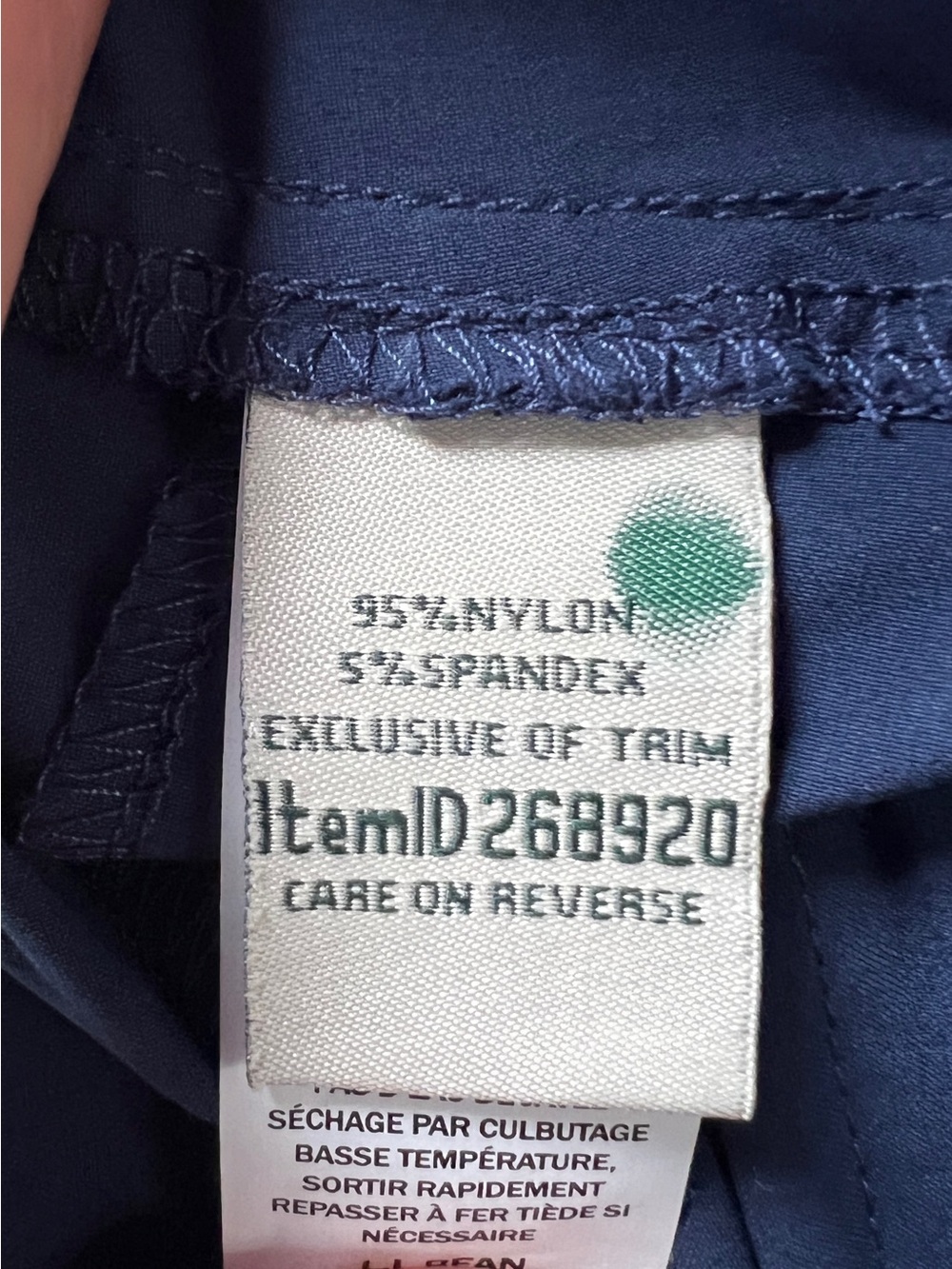 LL Bean Sz 18 Tropic Weight Crop Trail Pants NWT - Picture 9 of 10
